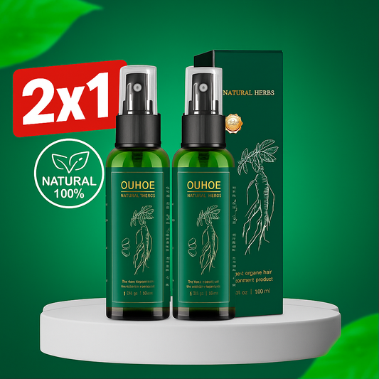 OUHOE™ | TÓNICO CAPILAR 100% NATURAL – FORTALECE, REGENERA Y NUTRE EL CABELLO DESDE LA RAIZ | OFERTA 2X1